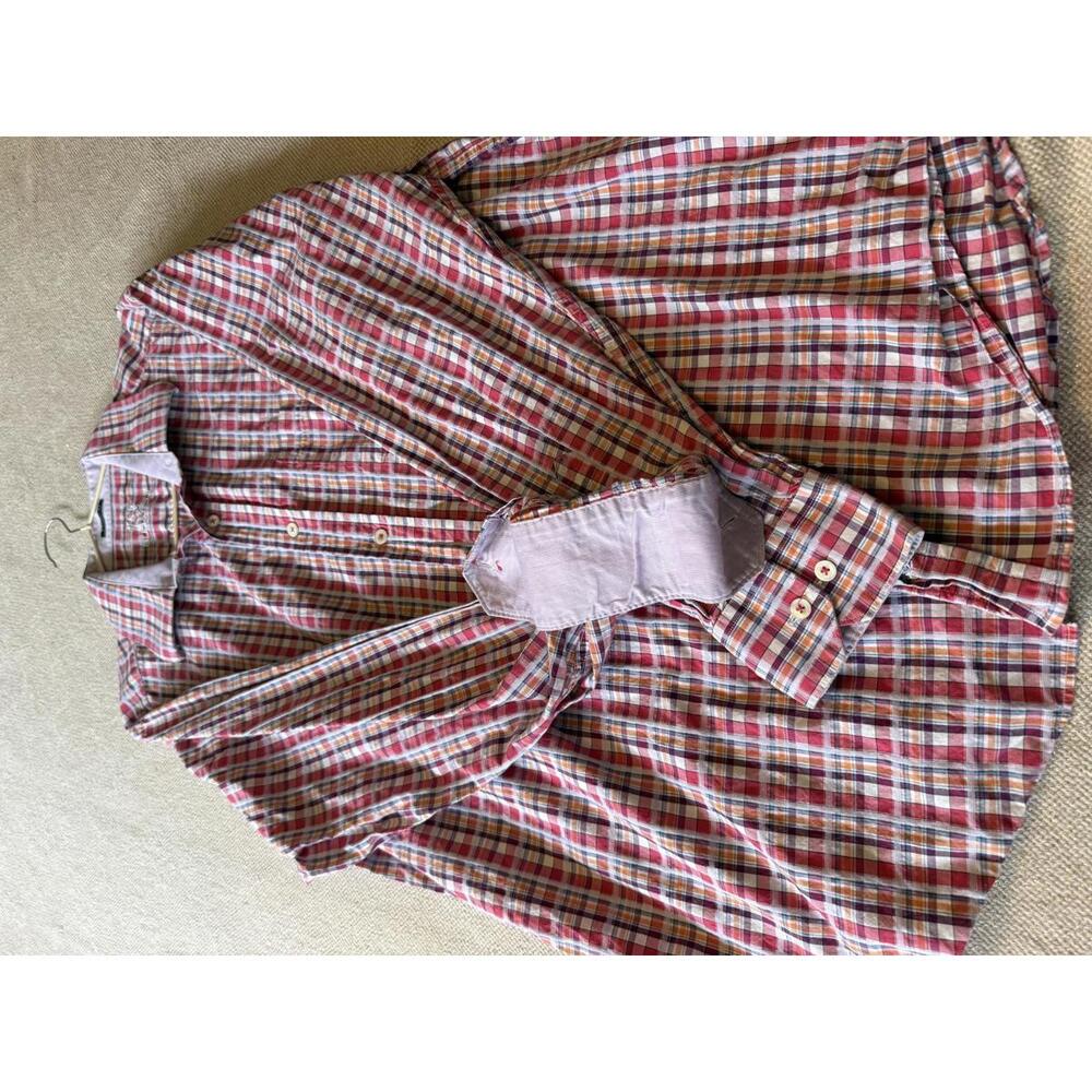 Bugatchi Uomo Classic Fit Long Sleeve Plaid Shirt